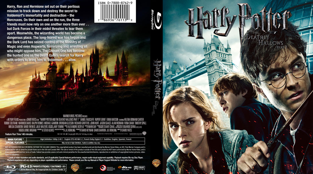 harry potter 7 movie cover. Hallows partharry potter and