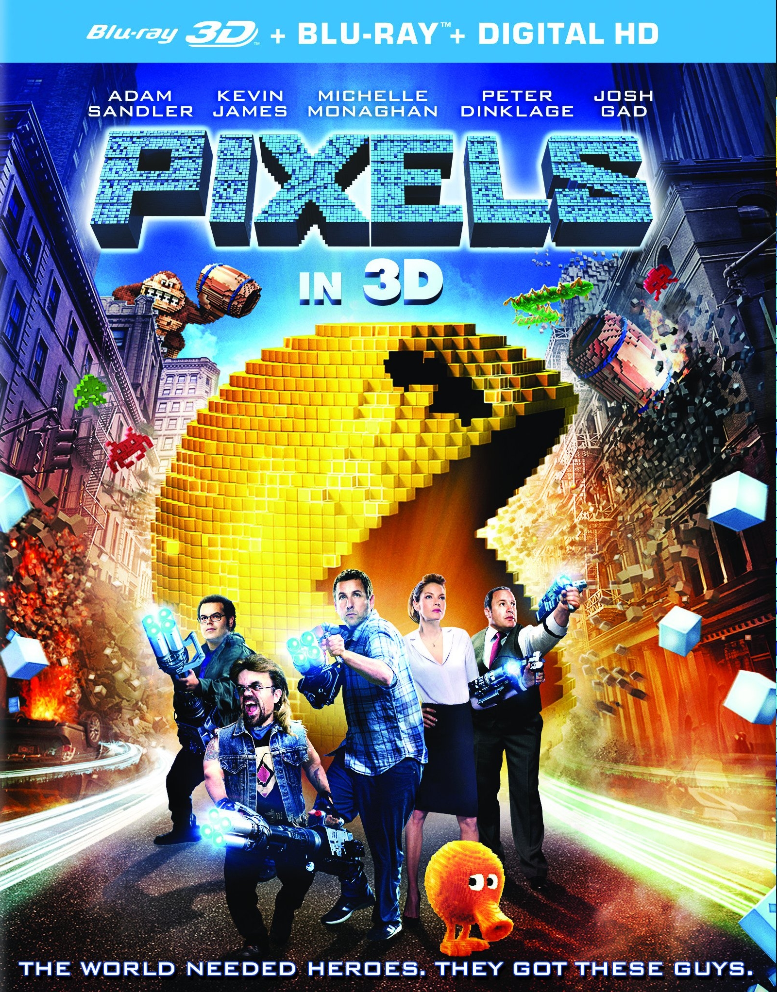 Pixels (2015) 3D (Cinavia)(ฺBD50)(Blu-ray)
