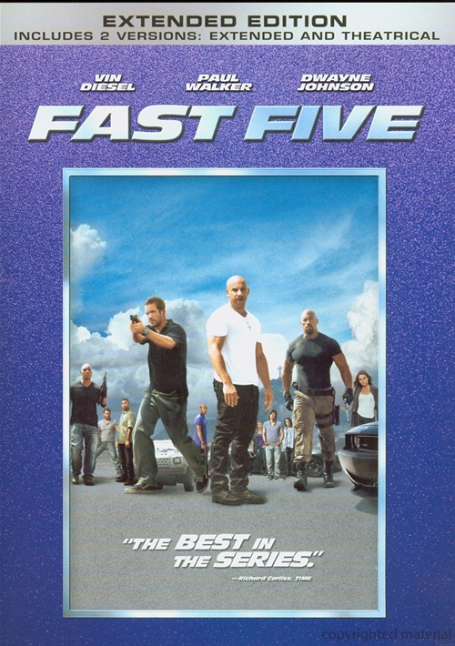 Fast Five Extended Edition 2011 Deluxe DVDR Click to enlarge